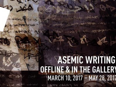 Asemic Writing: “Offline and in the Gallery”, an Asemic Writing Exhibit at Minnesota (March 10th – May 28th, 2017)